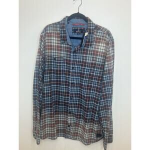 BUFFALO David Bitton XXL Mens Long Sleeve Western Confort Shirt Plaid Cowboy New